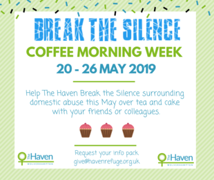 Break the Silence Coffee Morning Week