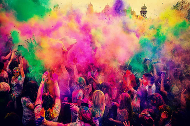 HOLI IN THE CITY : Sat April 27 - NYC's Biggest Festival of Colors Party